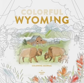 Colorful Wyoming Coloring Journal