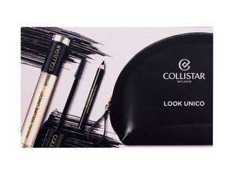 Collistar Volume Unico řasenka Volume Unico 13 ml + tužka na oči Professional Eye Pencil 0,8 g Black + kosmetická taštička