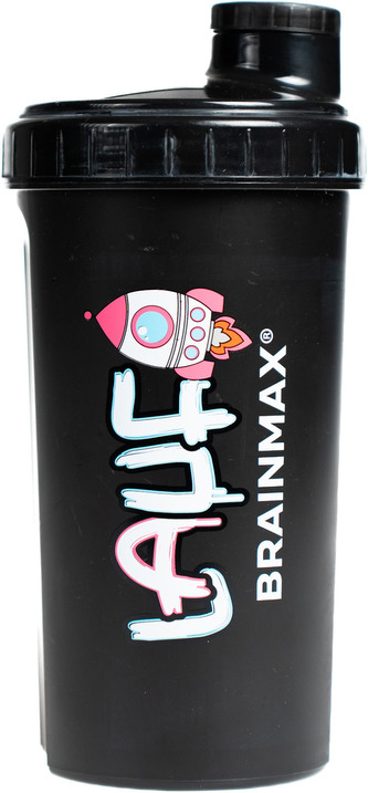 Lauf plastový shaker (šejkr), černý, 700 ml