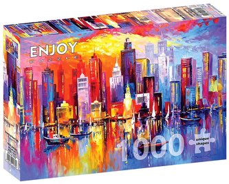 Puzzle 1000 Wieczór w Nowym Jorku/USA