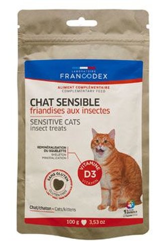 Francodex Pochoutka Hmyz pro kočky 100g