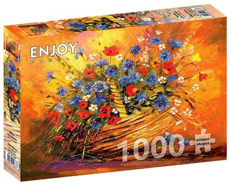 Puzzle 1000 Kosz z kwiatami
