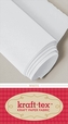 kraft-tex (TM) Roll 18 x 1.63 Yards White