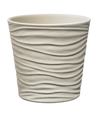 Keramický květináč Sonora 7 cm béžový