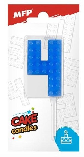 Dortová svíčka MFP blok č. 4 modrá