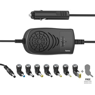 Hama univerzální napájecí adaptér pro notebook do auta, 15-24 V, 120 W (il. foto)