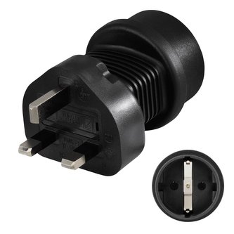 Hama cestovní zásuvkový adaptér do Británie, 3pól., sáček