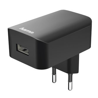 Hama síťová USB nabíječka, 5 V/1 A, černá Hama síťová USB nabíječka, 5 V/1 A, černá