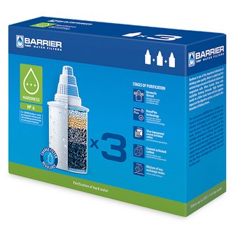 BARRIER BWT Hardness, náhradní filtrační patrona, pro tvrdou vodu, 3 ks