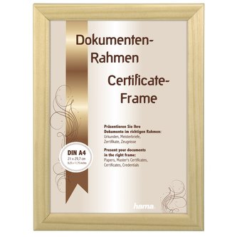 Hama rámeček dřevěný BELLA, přírodní, 21x29,7 cm (formát A4)