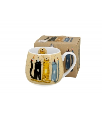 Porcelánový hrnek Cat's World party 430 ml v dárkovém boxu