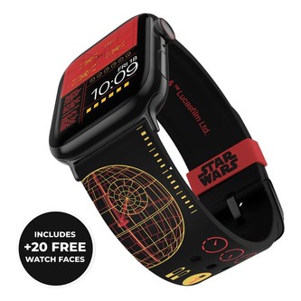 Moby Fox Star Wars - Death Star Trench Run řemínek pro Apple Watch (38/40/42/44 mm) a chytré hodinky