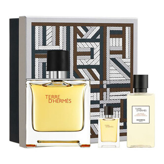 Hermes Terre D´ Hermes - parfém 75 ml + sprchový gel 40 ml + parfém 5 ml man