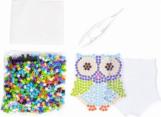 Zažehlovací korálky - sova