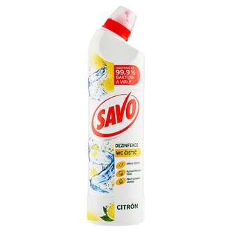 Savo WC gelový čistič s vůní citronu 700 ml Savo WC gelový čistič s vůní citronu 700 ml