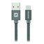 Swissten Datový Kabel Textile Usb / Usb-C 0,2 M Šedý