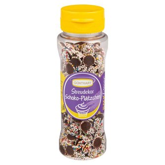 Mini-čokoládové kapky s barevný máčkem, 95g - Gunthart