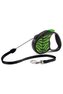 Vodítko FLEXI Safari tygr M lanko 5m/20kg zelená