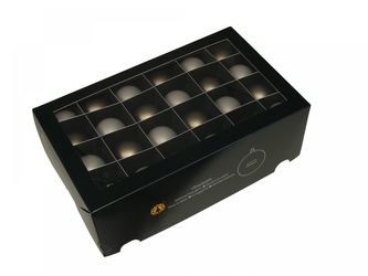 Skleněné baňky eukalyptus 4 cm, sada 48 ks