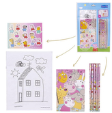 Kreativní set Peppa Pig|Prasátko Peppa: Přátelé (omalovánky, pastelky, samolepky, blok|22 x 32 cm)