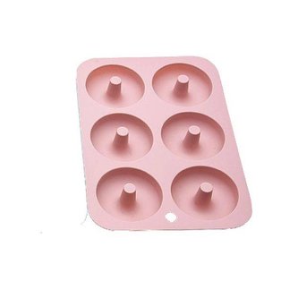 Silikonová forma na donuty 26x18cm mix barev