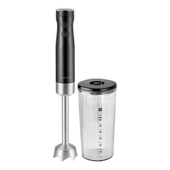 ZWILLING ENFINIGY tyčový mixér, 800 W, 9 rychlostí, křídlový nůž, mixovací nádoba, černý