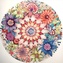 Dřevěné puzzle/Flower Mandala A3