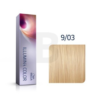 Wella Professionals Illumina Color profesionální permanentní barva na vlasy 9/03 60 ml