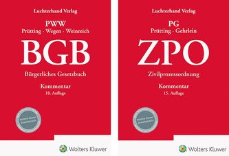 Bundle BGB Kommentar 18. Auflage und ZPO Kommentar 15. Auflage