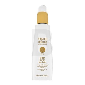 Marlies Möller Luxury Golden Caviar Hair Bath posilující šampon pro poškozené vlasy 200 ml