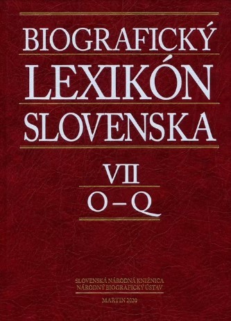 Biografický lexikón Slovenska VII. (O - Q)