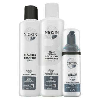 Nioxin System 2 Trial Kit sada proti vypadávání vlasů 150 ml + 150 ml + 40 ml