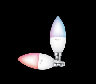 TRUST Smart WiFi LED Candle E14 White & Colour - 2 kusy v balení