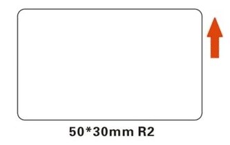 Niimbot štítky R 50x30mm 230ks White pro B21 Niimbot štítky R 50x30mm 230ks White pro B21