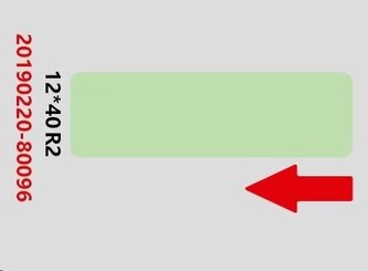 Niimbot štítky RP 12x40mm 160ks Green pro D11 a D110