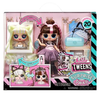 L.O.L. Surprise! Swap Tweens panenka a mini Tweens česací hlava - Billie
