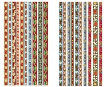 Wstążki samoprzylepne 17x30cm MIX