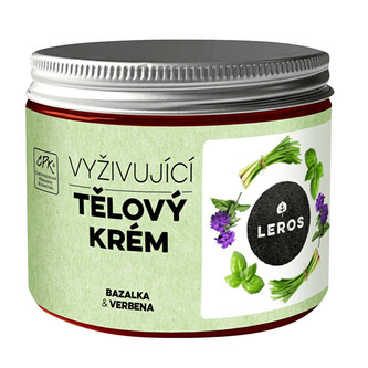 LEROS Tělový krém bazalka & verbena 200 ml