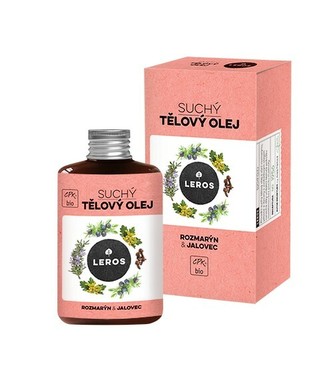 LEROS Suchý tělový olej Rozmarýn & jalovec 100 ml