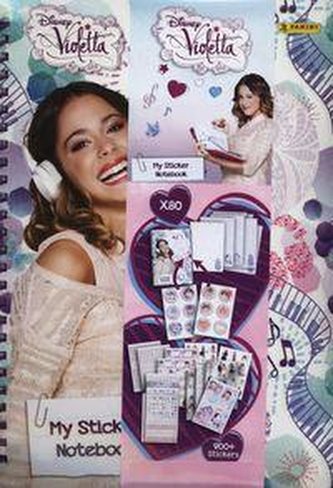 Naklejki do notatnika Violetta