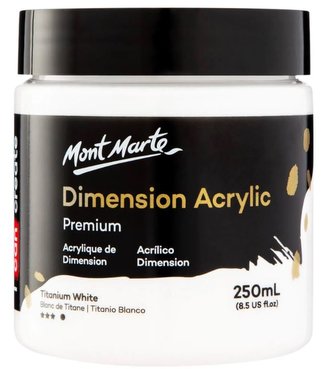 Mont Marte  Acrylová barva PREMIUM, 250ml, titanová bílá, plastová dóza