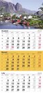 Kalendarz 2024 Trójdzielny górskie miasteczko