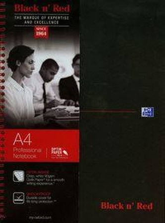 Kołobrulion A4/70K Oxford Black&Red kratka