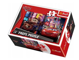 Puzzle mini 54 el Auta (19397)