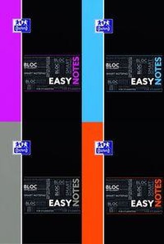 Kołonotatnik A4 Oxford w kratkę 80 kartek EasyNotes mix Kołonotatnik A4 Oxford w kratkę 80 kartek EasyNotes mix