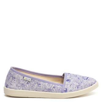 Oldcom Espadrilky PRINT Květované Velikost: 41, Barva: Fialová