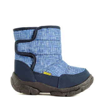 Oldcom Dětské Zimní Boty LILO Denim Velikost: 26, Barva: Modrá