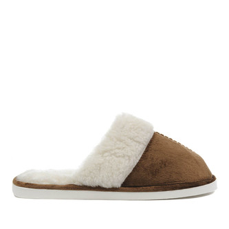 Oldcom Papuče COMFY Hnědé Uni Velikost: 41/42, Barva: Hnědá