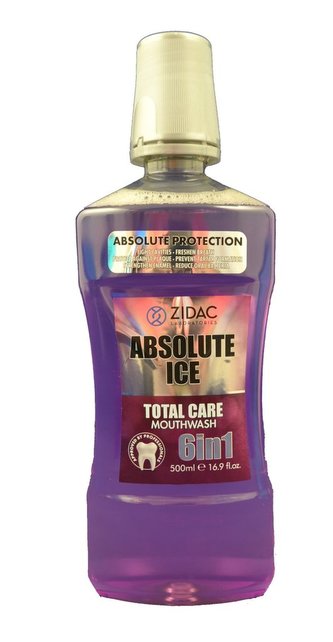Zidac Absolute Ice 500ml Total Care ústní voda