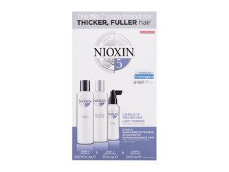 Nioxin System 5 šampon System 5 Cleanser Shampoo 300 ml + kondicionér System 5 Revitalising Conditioner 300 ml + vlasová péče System 5 Scalp & Hair Treatment 100 ml